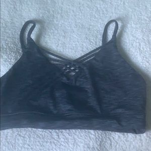 Grey Reebok Sports Bra